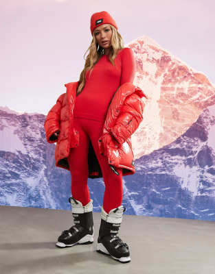 Лыжи & Сноуборд Бесшовные термолеггинсы ASOS 4505-Белый