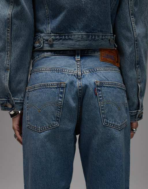 BEYONCÉ X LEVI'S® Western Crystal Collection 501 '90s straight fit