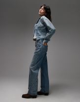 BEYONCE X LEVI'S Western Crystal Collection - 501 - Jaren 90 jeans