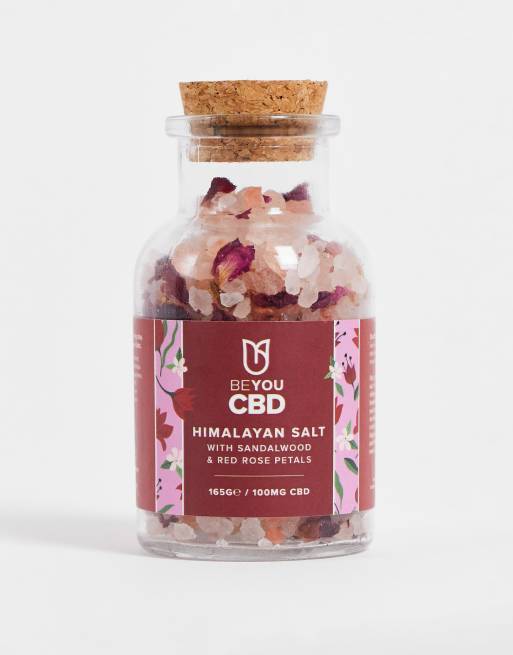 BeYou – Meersalz mit CBD, Sandelholzöl und Rosenblüten – 165 g