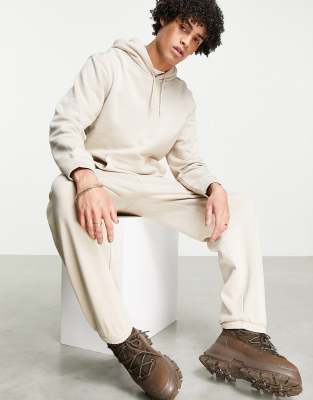 Худи и свитшоты  Asos Бежевый худи от комплекта Weekday Standard-Neutral