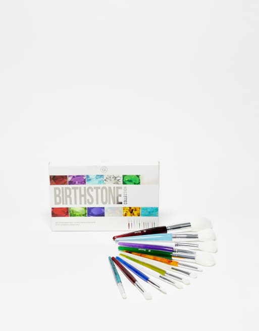 BH Los Angeles Birthstone Brush Vault - 12 Piece Face & Eye Brush Set