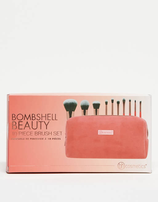 10 Piece Brush Set, Bombshell Beauty