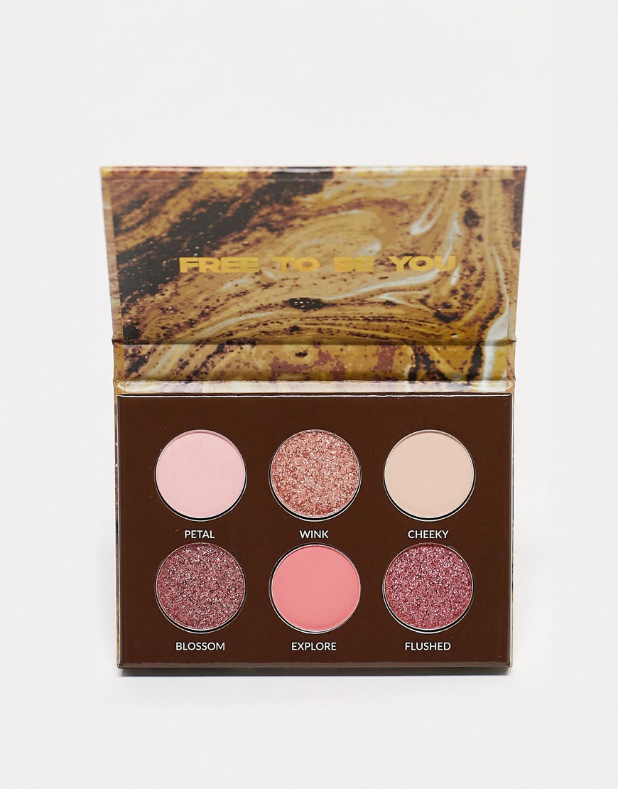BH Los Angeles Unleashed - 6 Color Shadow Palette (Blushing)-Multi