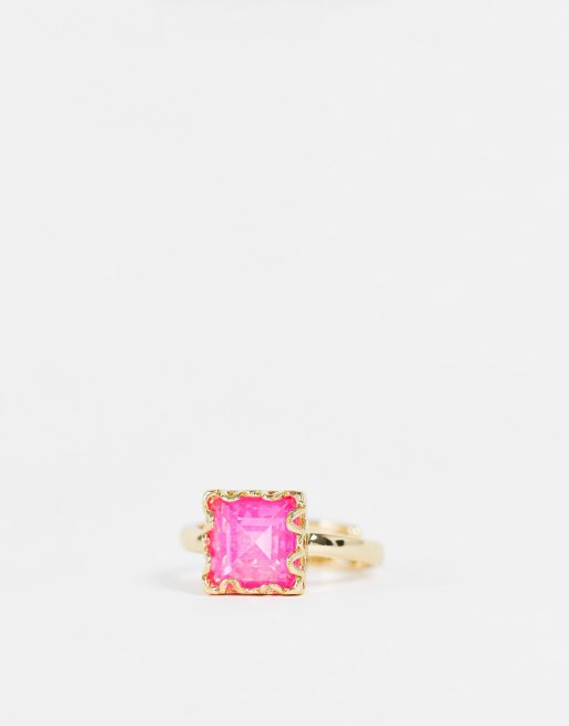 Square deals crystal ring