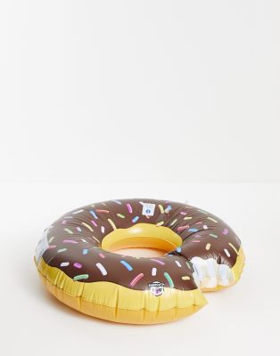 Big Mouth chocolate donut pool float