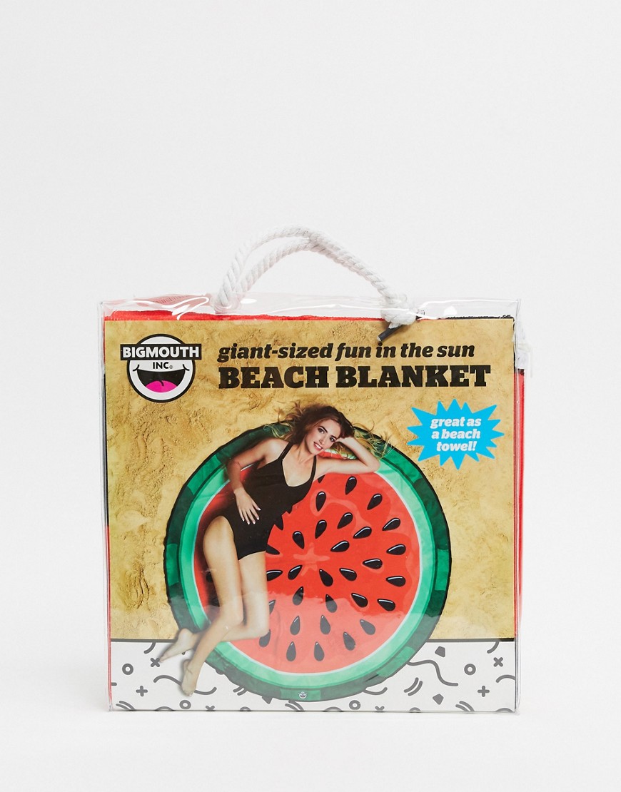Big Mouth - Strandhåndklæde med vandmelon-Rød