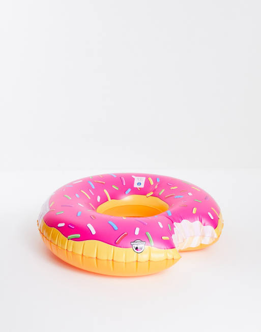 BigMouth – Poolring in Erdbeer-Donut-Form
