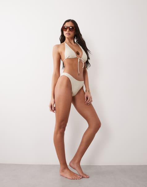 Bikini color champán Cassi de ASOS DESIGN - view 1