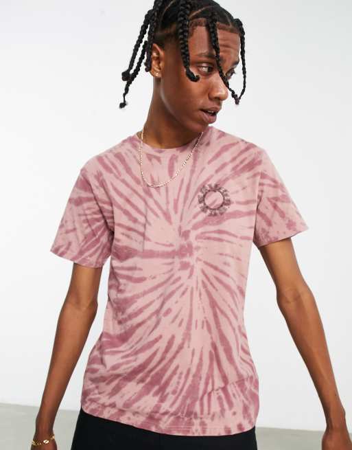 Billabong Abyss t-shirt in pink tie dye, 2 of 4