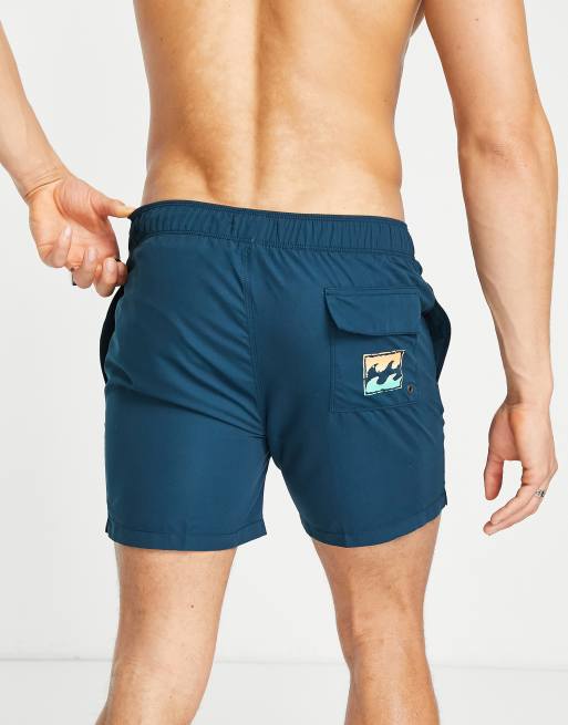 Billabong All Day Heritage Bade Boardshorts in Marineblau ASOS