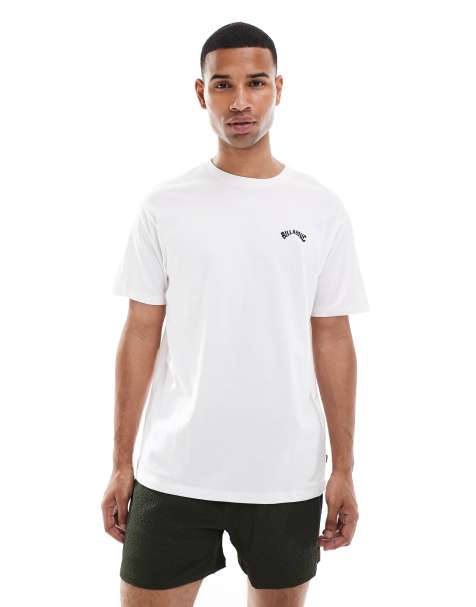 Billabong – Arch – Kurzärmliges T-Shirt in Weiß mit Rundhalsausschnitt - view 1