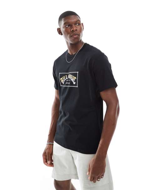 Billabong – Arch – Schwarzes T-Shirt - view 1