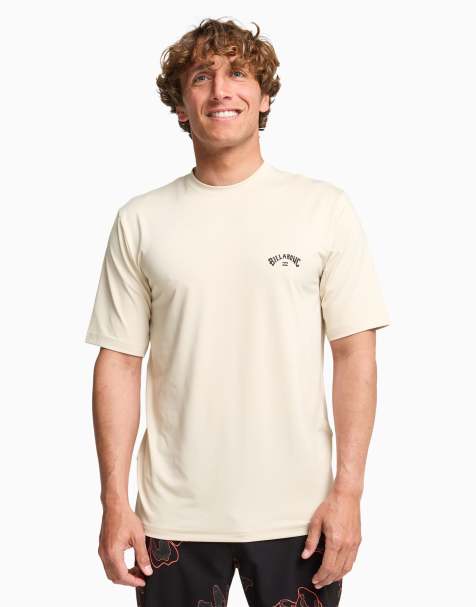 Billabong – Arch Wave – 50 Surf-T-Shirt in der Farbe Chino - view 1