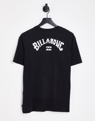 Billabong Arch Wave t-shirt in black