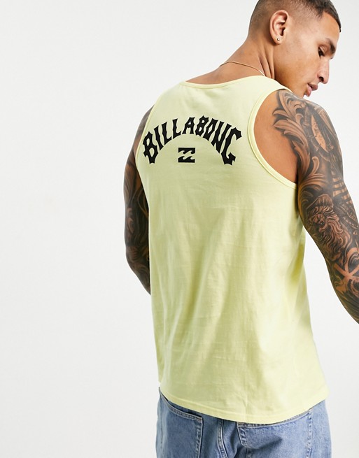 Billabong Arch Wave vest in yellow