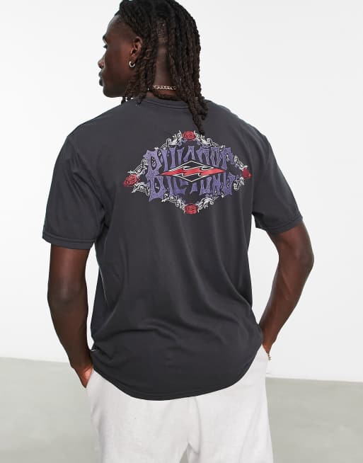 Billabong – Archive – T-Shirt in Schwarz mit Aufdruck hinten , 3 von 4