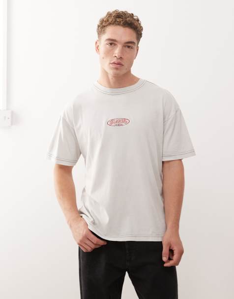 Billabong Bad dog og short sleeve t-shirt in beige - BEIGE