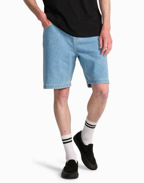 Billabong Big 21" denim shorts in bleach wash - view 1