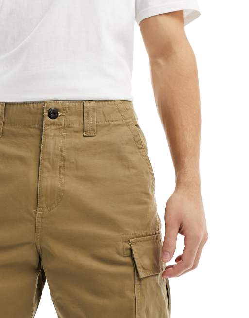 Billabong - Combat - Pantaloncini cargo kaki chiaro, 4 di 5