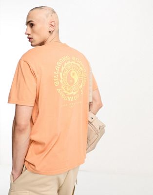 Billabong connection t-shirt in orange - ASOS Price Checker