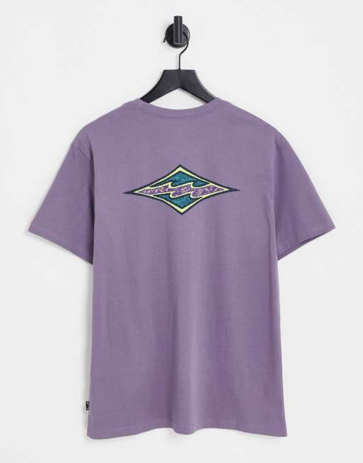 Billabong Crayon Wave t-shirt in purple