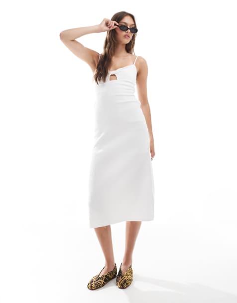 Billabong - Crystal Clear - Robe mi-longue de plage - Blanc cassé - view 1