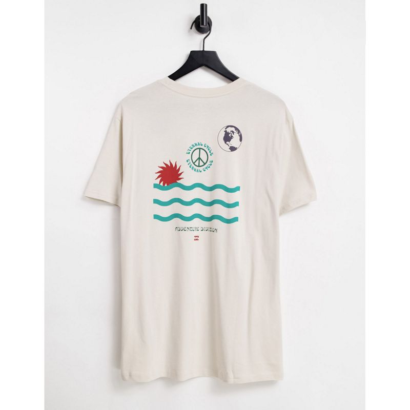 Billabong – Dawn – T-Shirt in Cremeweiß