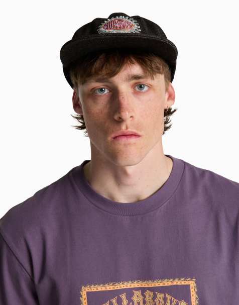Billabong Denim strapback cap in black - view 1