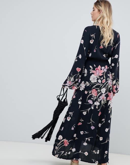 Billabong Desi Robe d ete kimono Noir