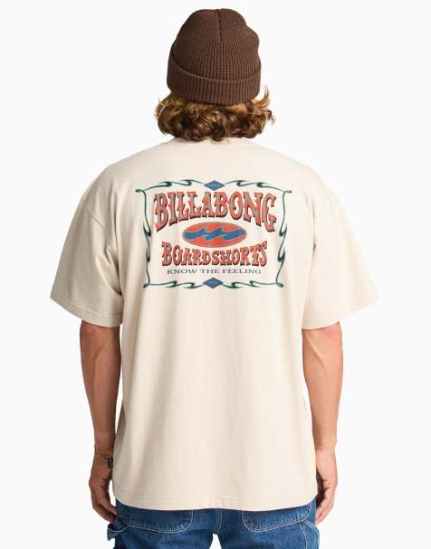 Billabong Double spread og short sleeve t-shirt in beige - BEIGE - view 1