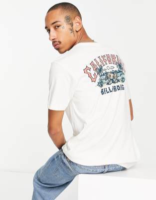 Billabong Billabong dreamy places t-shirt in white