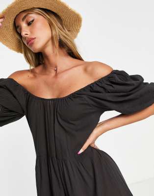 billabong black maxi dress