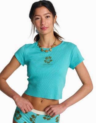 Billabong - Every Full Moon - T-shirt crop top - Bleu océan