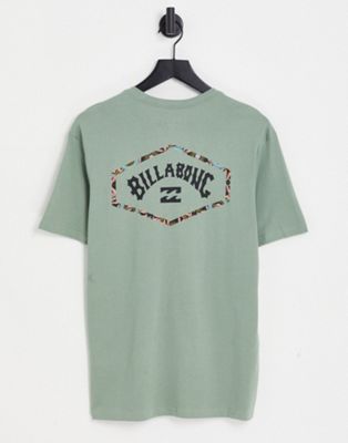 Billabong Exit Arch t-shirt in green