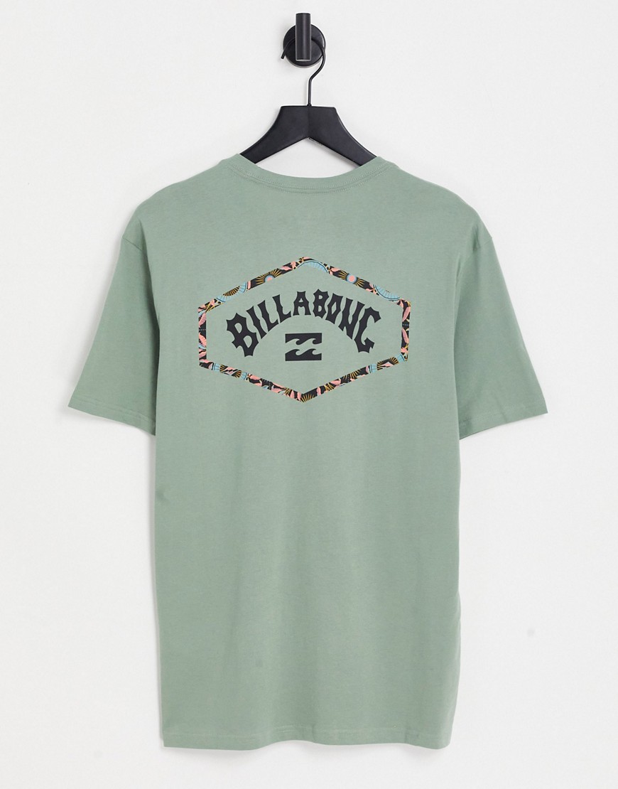 Billabong Exit Arch t-shirt in green