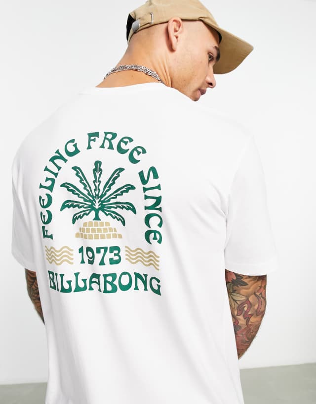 Billabong Feeling Free t-shirt in white