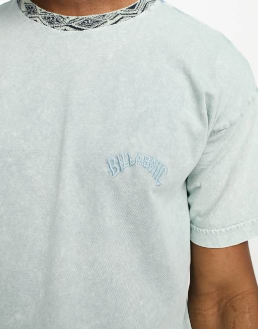 Billabong Felix crew neck t-shirt in grey, 4 of 4