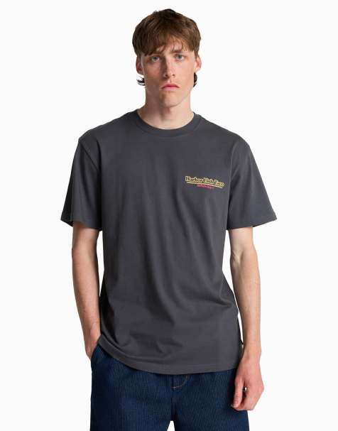 Billabong Food court short sleeve t-shirt in ombre blue