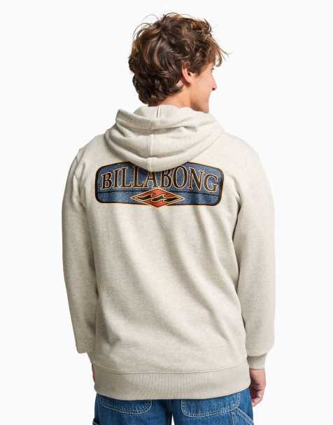 Billabong Foundation hoodie in light grey heather - view 1