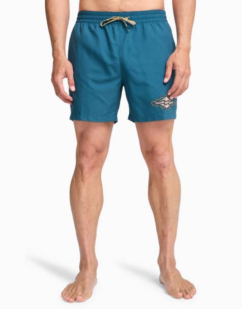 Billabong – Foundation Layback – Badeshorts in Real Petrol - view 1