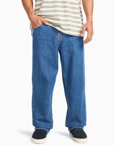 Billabong Gold coast denim workwear inspired jeans in blue - MBLUE - view 1