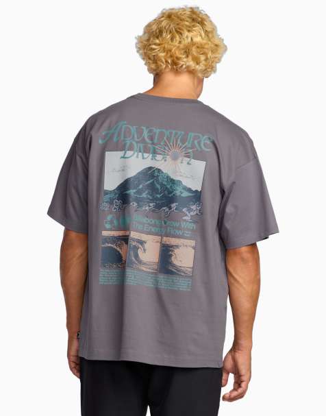 Billabong Grow og a/div short sleeve t-shirt in grey - GREY - view 1