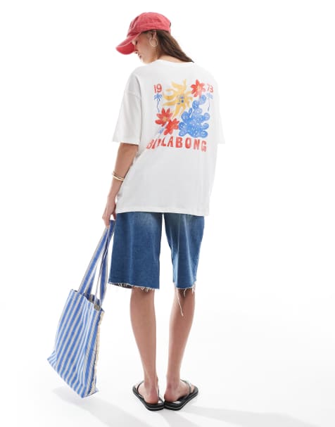 Billabong - Hot Haze - Hvid T-shirt med korte ærmer - view 1