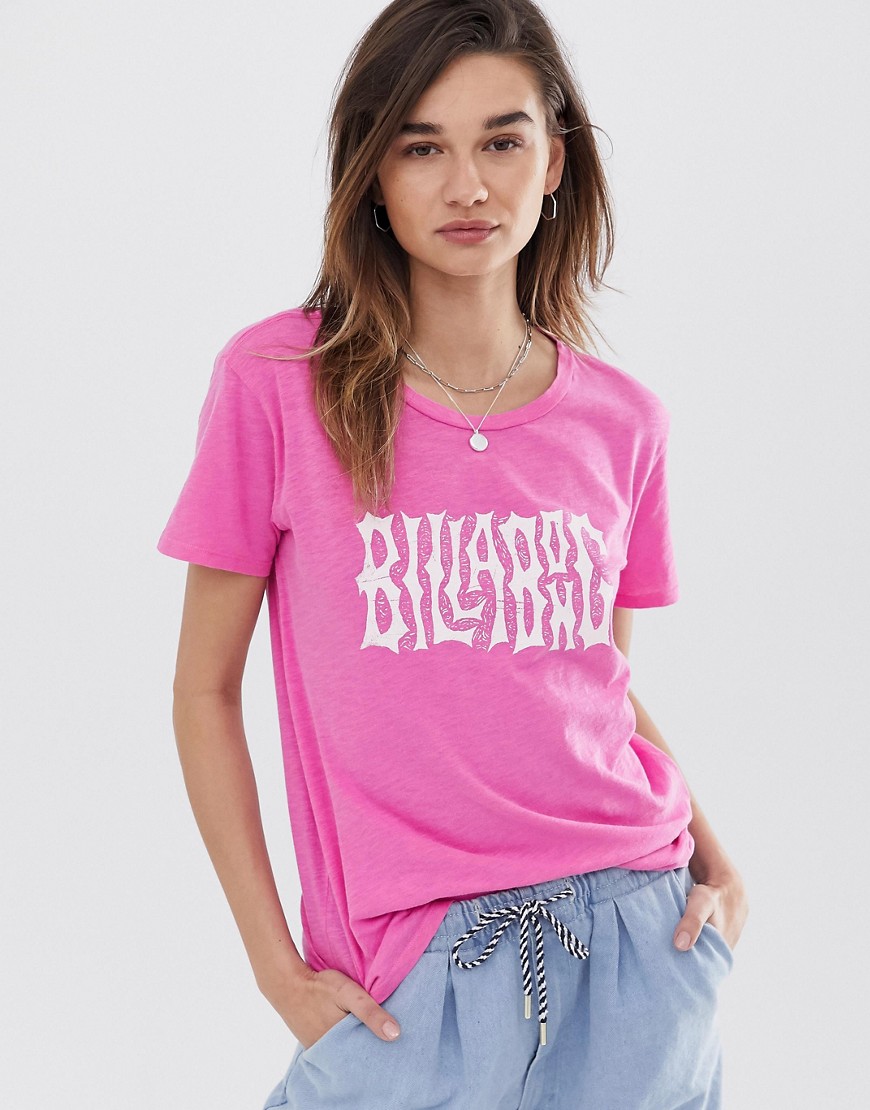 Billabong - I'm A Rebel t-shirt-Pink