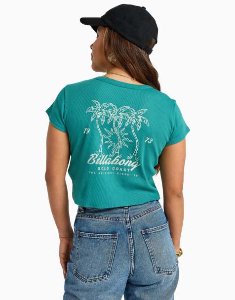 Billabong In the sun short sleeve t-shirt in evergreen - view 1