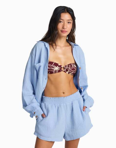 Billabong In the waves elasticated waist shorts in twilight blue - view 1