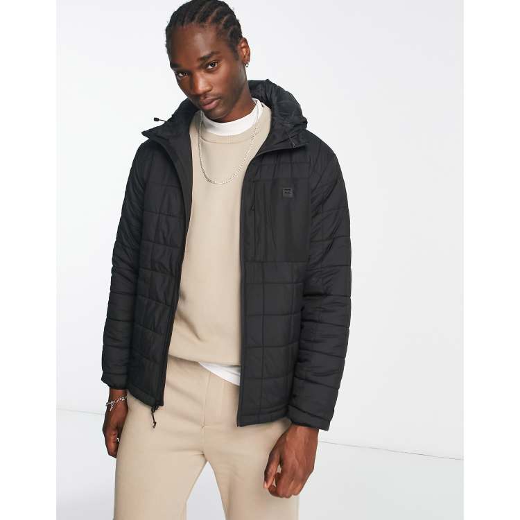 rysten skrædder dansk Billabong Journey puffer jacket in black | ASOS