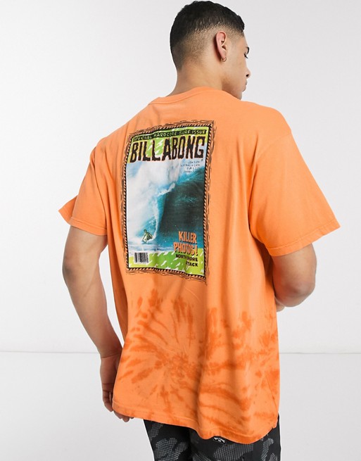 Billabong Killer t-shirt in orange