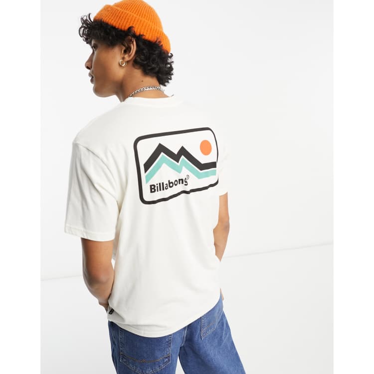 Billabong length T shirt in white